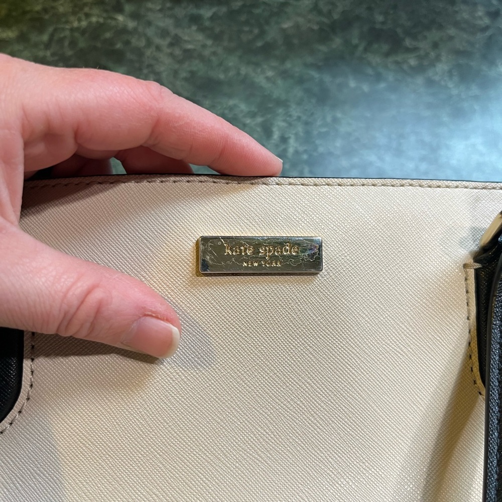 Kate Spade Black and Cream Tote Bag - Picture 4 of 8